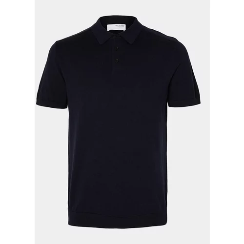 Selected Homme Polo majica Berg 16092437 Modra Regular Fit