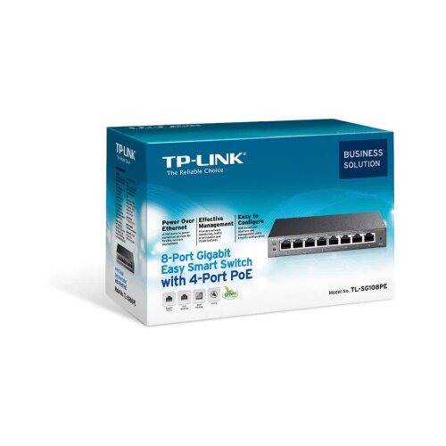 Tp-link TL-SG108PE 8-Port Gigabit Switch sa 4-Porta PoE+ Cene