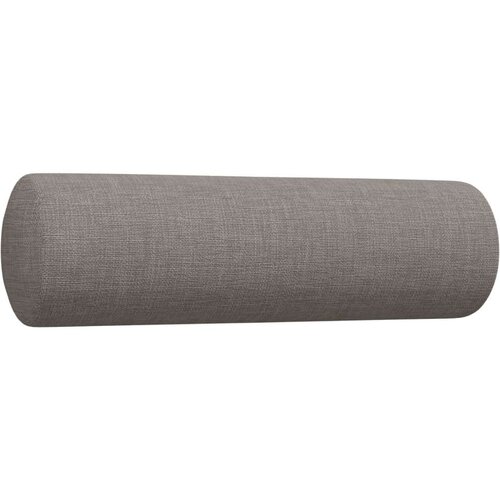vidaXL 3-dijelni set sofa s tabureom i jastucima smeđesivi tkanina Cijene