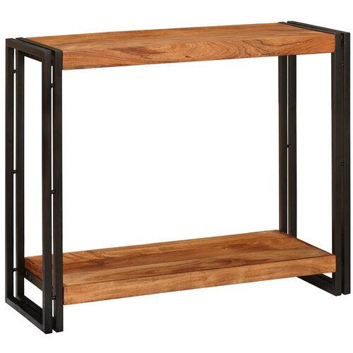  Konzolna stolica Smeđa 90 x 33 x 75 cm Čvrsto drvo akacije Cijene