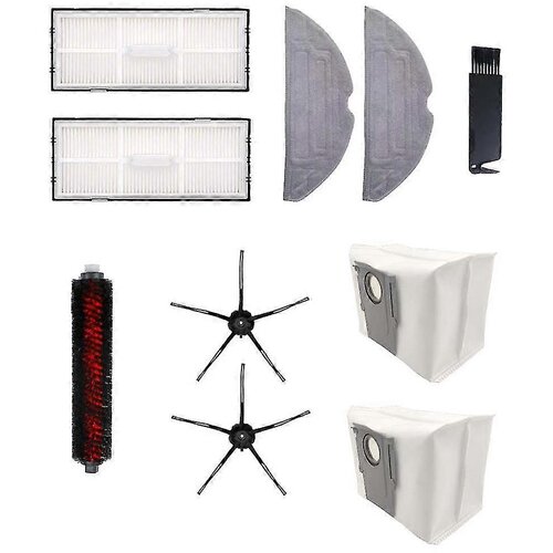 INORCO Mop stranska krtača HEPA filter vrečka za prah vrtljiva čistilna krtača za robotski sesalnik S8 Plus, S8+, S8 Pro Ultra, (21852954) Slike