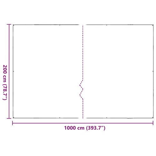 Pokrivač za biljke s u&amp;scaron;icama 2x10 m polietilen Slike