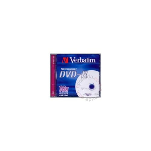 Verbatim DVD-R 16x Printable kutija disk Slike
