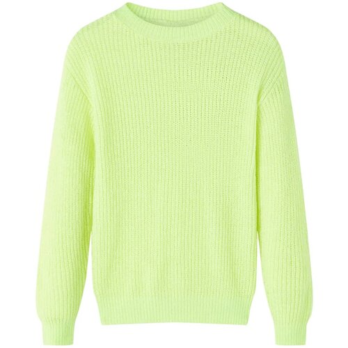 VidaXL Otro&amp;scaron;ki pulover pleten neon rumen 128 Slike