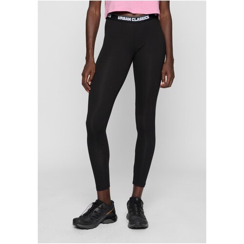 Urban Classics Women&amp;#039;s leggings with logo black Slike