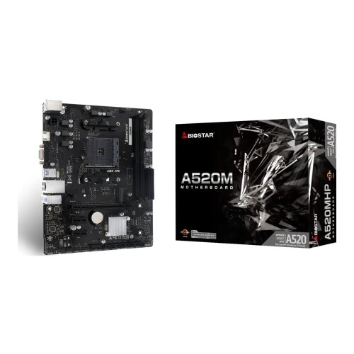 Biostar matična ploča AM4 A520MHP 2.0 VGA/HDMI/M.2 Slike