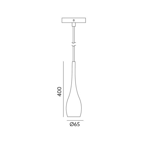  LED Visilica na sajli TAMPERE LED/7W/230V Slike
