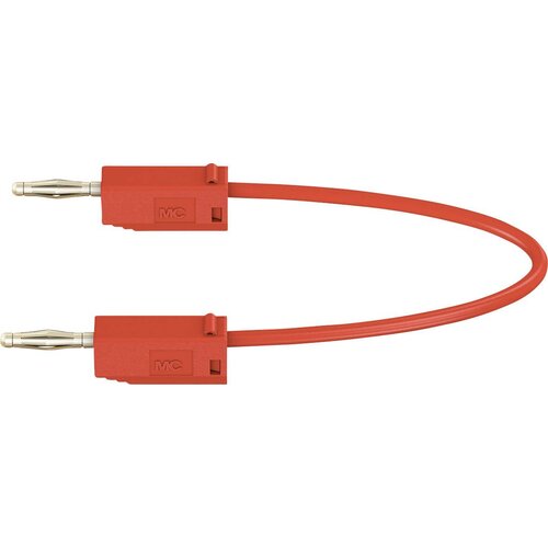 Stäubli Merilni kabel (lamelni vtič 2 mm - lamelni vtič 2 mm) 0.30 m rdeče barve MultiContact LK205, (20422726) Cene