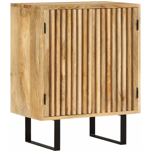  Komoda s 2 vrata 55 x 35 x 70 cm od masivnog drva manga Cijene