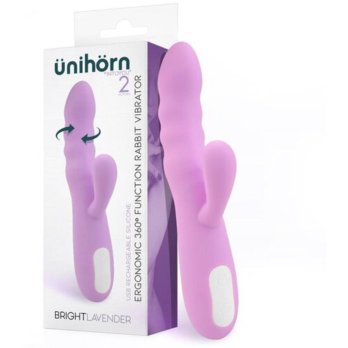  Brightlavender Rabbit Vibe &amp;amp; 360 Rotator Double Motor Slike