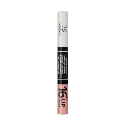 Dermacol 16H lip colour dvofazna šminka in sijaj za ustnice 2v1 4,8 g odtenek 14 za ženske