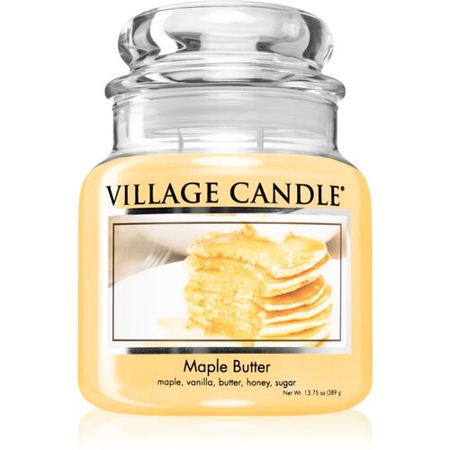 Village Candle Maple Butter mirisna svijeća (Glass Lid) 389 g Cijene