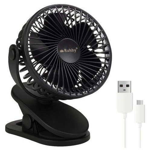 Ruhhy bežični ventilator s kopčom 1200 mAh &ndash; USB-C stolni ventilator 3u1 Cijene