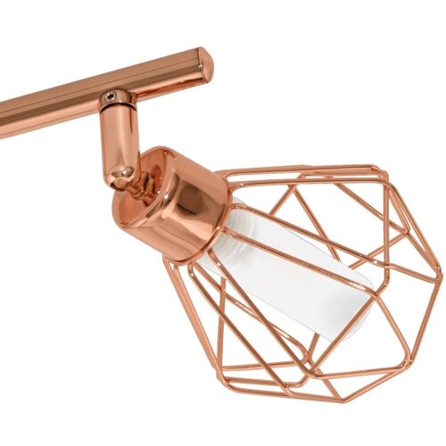 Eglo zapata spot/3, led, g9, 3x2,5w, 3x360lm, bakar/čelik/belo staklo 3E4VX5Q Slike