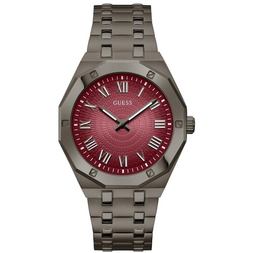 Guess Ročna ura Asset GW0575G5 Grey/Burgundy Slike