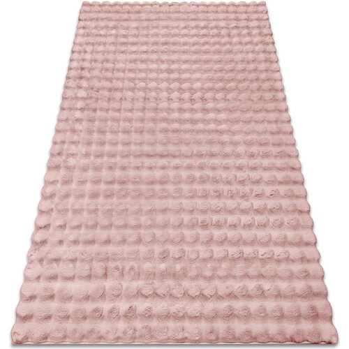 RugsX Preproge Preproga BUBBLE pudrasto roza 45 IMITACIJA ZAJČJE 60x100 cm Rožnata Cene