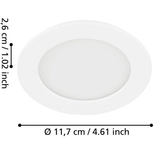 Eglo Bela LED vgradna stropna svetilka FUEVA 5 &amp;ndash; Slike