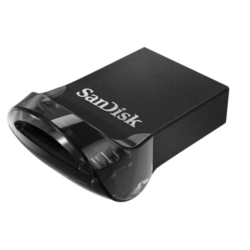 Sandisk USB ključ Ultra Fit, 64 GB, črna