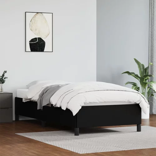 vidaXL Okvir za krevet crni 100x200 cm od umjetne kože