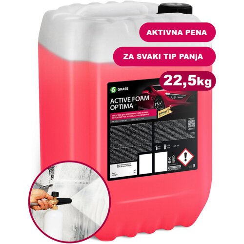 Grass active foam optima - sredstvo za svaki tip pranja automobila - 22,5kg Cene