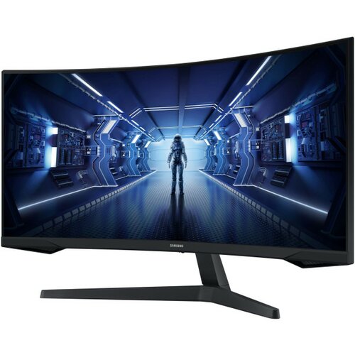 Samsung monitor 34" Odyssey C34G55TWWP VA 3440x1440/165Hz/1ms/HDMI/DP/zakrivljen Cene