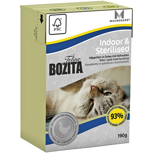 Bozita Feline Tetra Recart 12 x 190 g - Indoor & Sterilised Cene