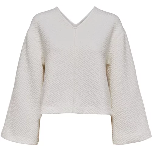 Selected Femme Sweater majica 'DENISE ' bijela / bijela
