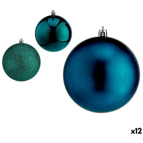  Set božićnih kuglica Plava Plastika 10 x 11 x 10 cm (12 kom.) Cijene