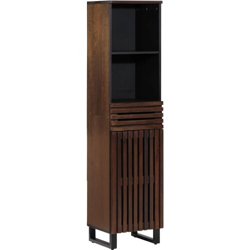 vidaXL Komoda rjava 38x34x160 cm trden mangov les Cene