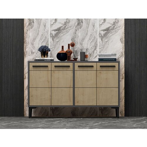 Hanah home Stria - Anthracite, Sapphire Oak AnthraciteSapphire Oak Console Cene