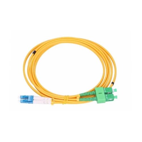 ExeLink patchcord LC/UPC-SC/APC SM, duplex, G652D PVC 3mm 1 m Cene