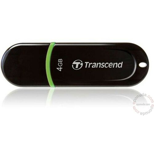 Transcend 4GB JetFlash 300 Black/Green TS4GJF300 usb memorija Slike