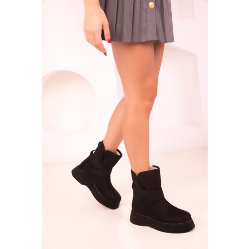 Soho Women's Black Suede Boots & Booties 18480 Cene