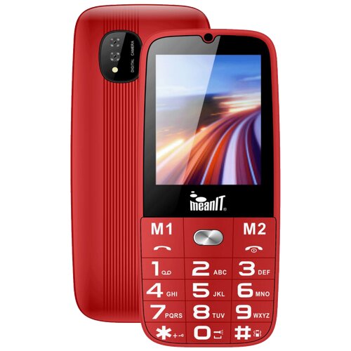 Meanit mobilni telefon senior 15 crveni Cene