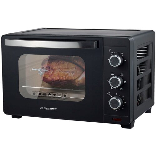 Esperanza EKO006N Mini oven with convection and spit 25 l 1600W Black Cijene