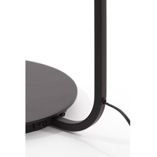 Light &amp;amp; Living Mat črna/v naravni barvi stoječa svetilka s tekstilnim senčilom (vi&amp;scaron;ina 164 cm) Lyra &amp;ndash; Slike