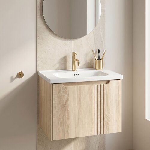 Rea Kopalni&scaron;ka omarica z umivalnikom Rivo DB86-60L-3 Light 60cm Cene