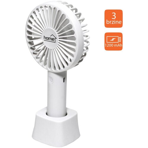 Home Ventilator ručni / stolni, promjer 9 cm, Li-Ion 800mA – HF 9/WH Cijene