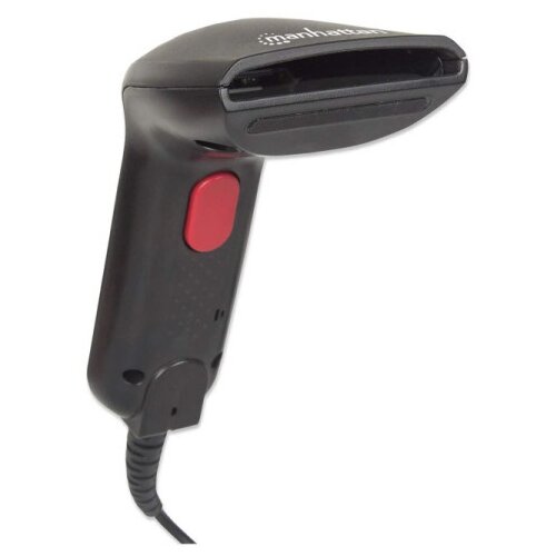 Manhattan Contact CCD Handheld Barcode Scanner, USB, 60mm Scan Width, Cable 152cm, Max Ambient Light 5,000 lux (sunlight), Black, Three Year Warranty Slike