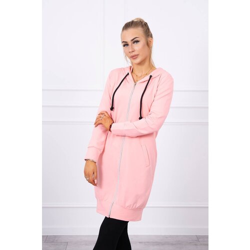 Kesi Salmon dress with hood Slike