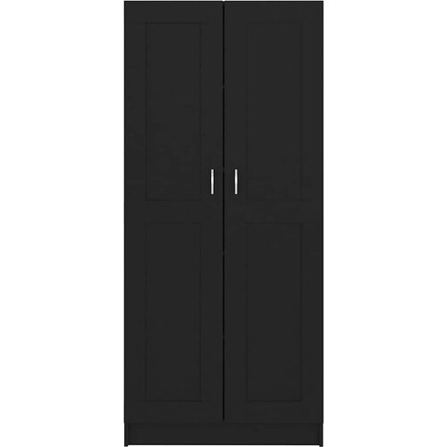  za knjige crni 82,5 x 30,5 x 185,5 konstruirano drvo Slike