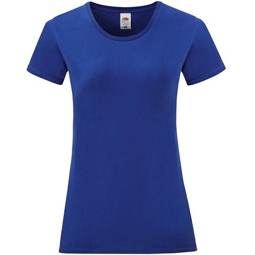 Fruit Of The Loom Blue Iconic women's t-shirt in combed cotton Cijene