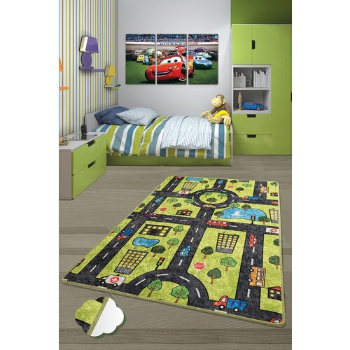 Conceptum Hypnose tepih Green City, 140x190cm, Šareni Cene