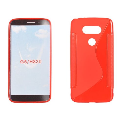  S silikonski ovitek lg G5 H850 rdeč Slike