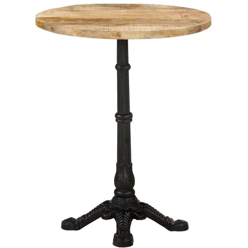 VidaXL Bistro stolić &amp;Oslash; 60 x 76 cm od grubog drva manga Slike