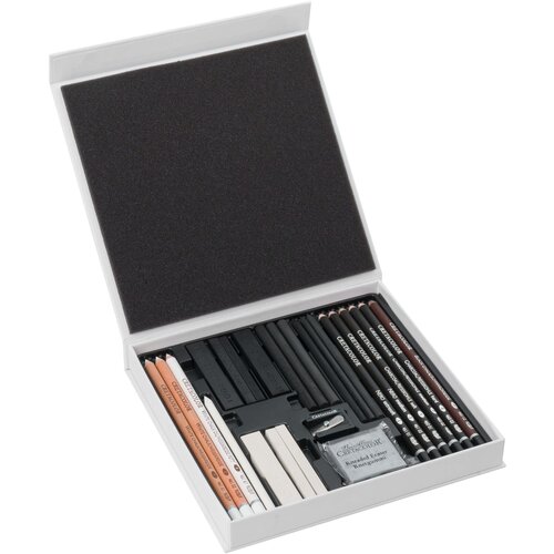  Umjetnički kpl Black & White Box 25 kom u poklon kutiji Cene