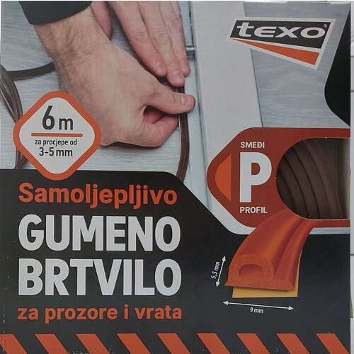  SAMOLJEPLJIVO GUMENO BRTVILO 4070 P-6S TEXO Slike