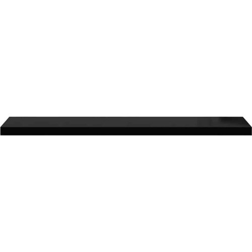  Plutajuće zidne police 2 kom crne 120 x 23,5 x 3,8 cm MDF Slike