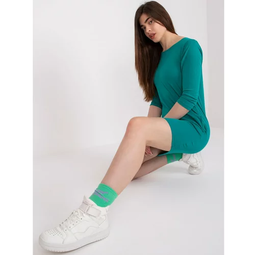 Fashion Hunters Green women's cotton tunic Canaria MAYFLIES