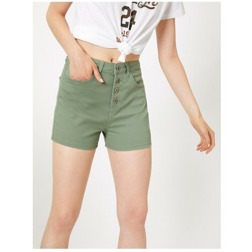 Koton Ženske zelene kratke hlače Slike